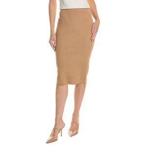 RACHEL Rachel Roy Rib Midi Skirt, LARGE